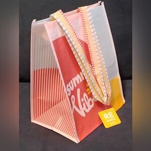 Reusable Summer Vibes Tote Bag - Multicolor